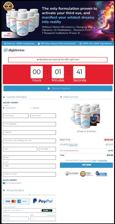 Pineal XT-Secure-Checkout